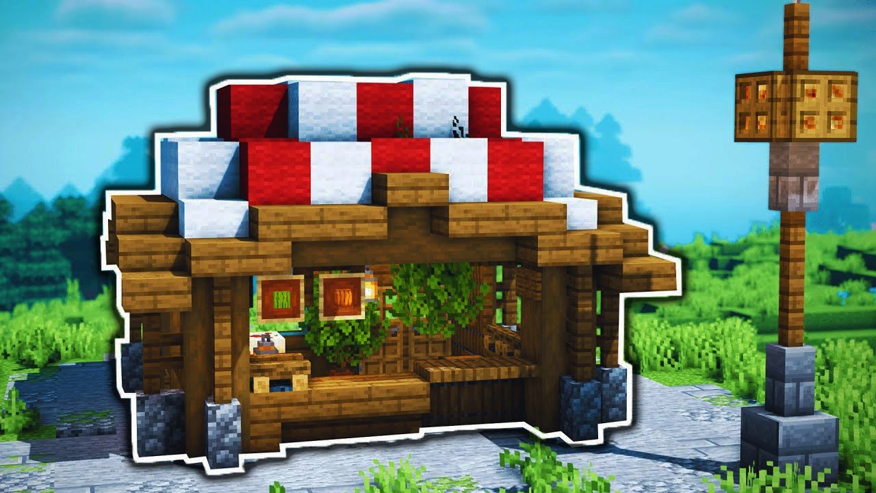 Minecraft Shop Build Tutorial - How to Build a Shop in Minecraft 1.21