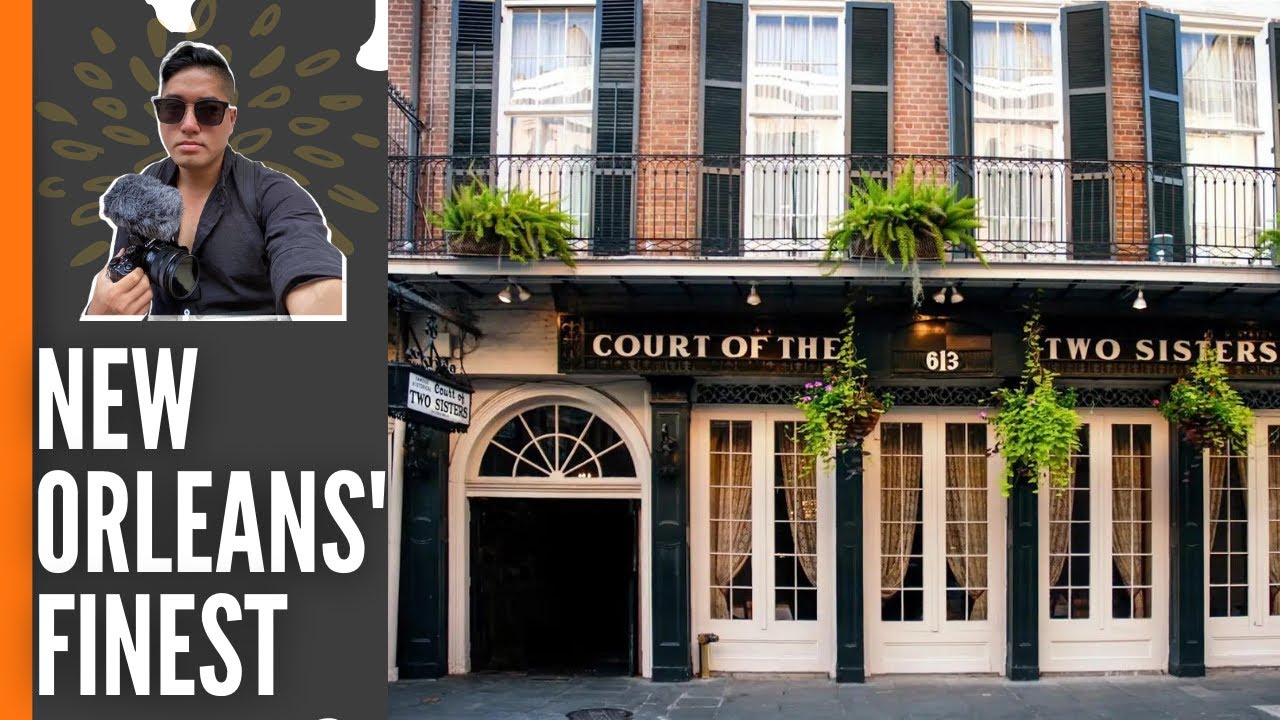 🇺🇸New Orleans' Finest Restaurant I The Court of the Two Sisters I French Quarter.