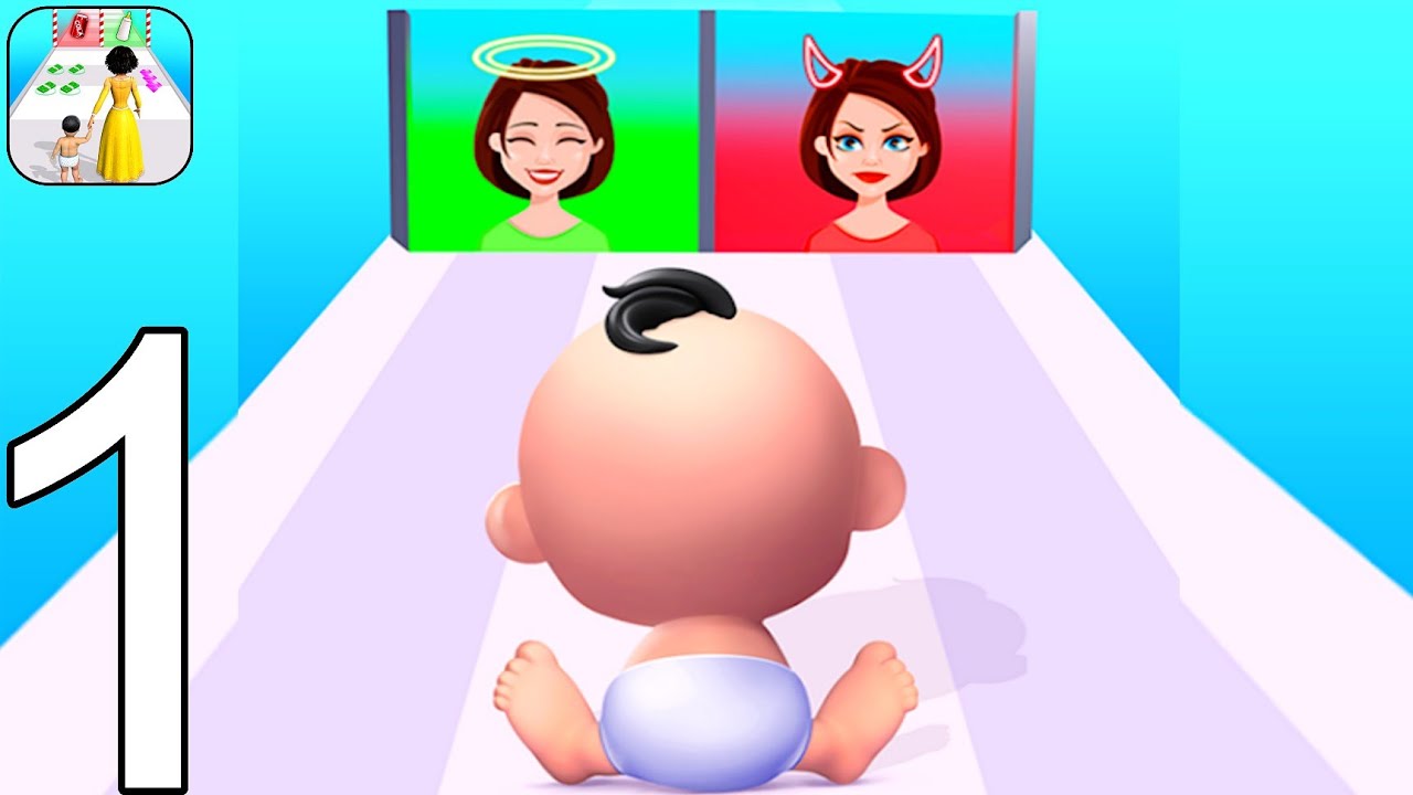 Bad Mom Run - Gameplay Walkthrough Part 1 Tutorial NEW Mobile Game (Android,ios)