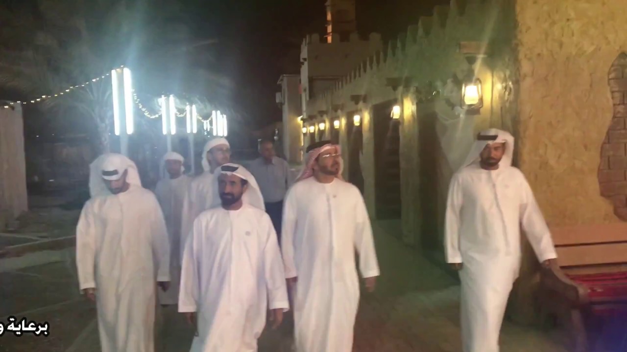برعاية وحضور الشيخ مسلم بن حم العامري  احتفالية ( مرحبا زايد بن حمدان  )  بسوق هيلي الشعبي