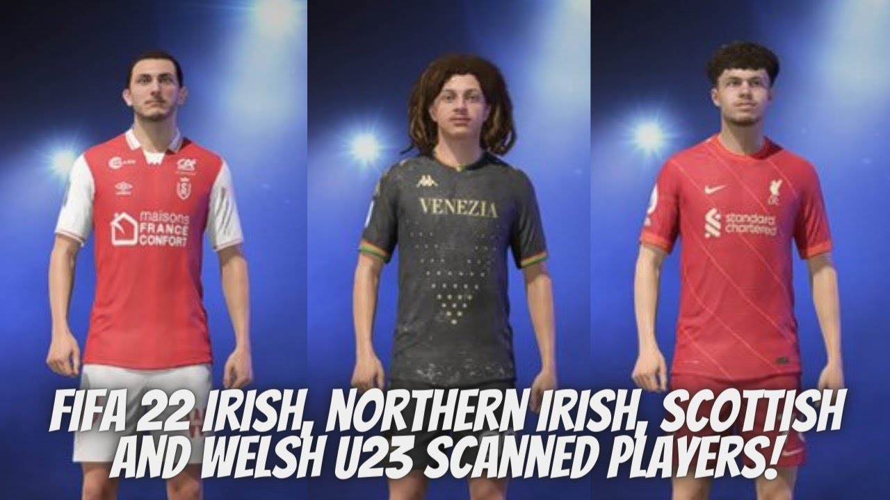 FIFA 22 | All Irish, Northern Irish, Scottish and Welsh u23 players with real face!