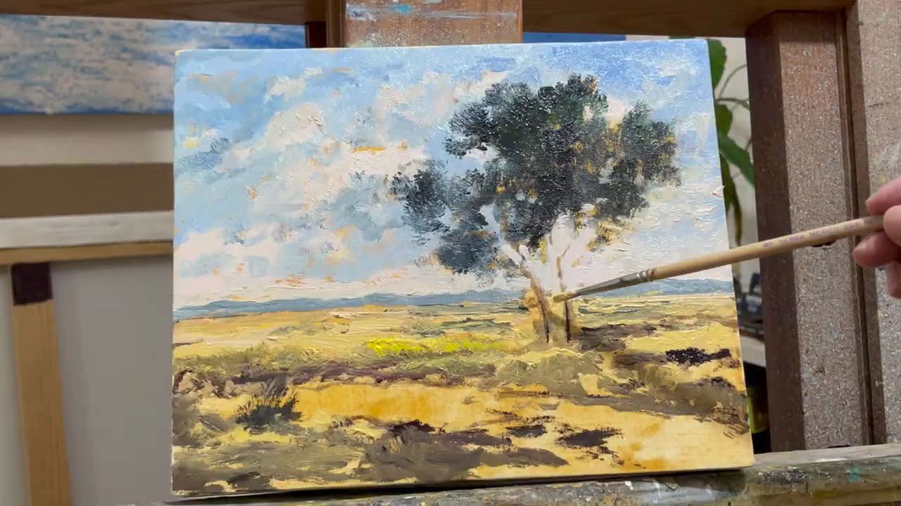 Timelapse Oil landscape