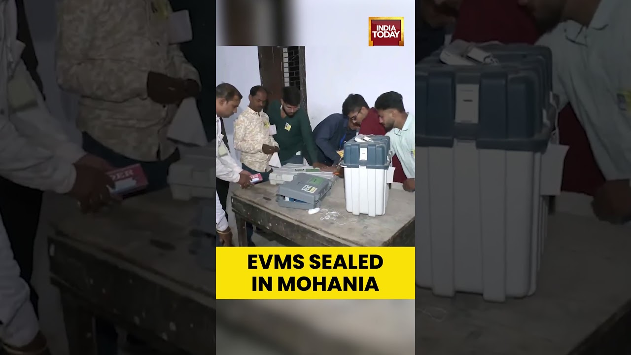 #BiharElections2025: #EVMs, #VVPATs Sealed in #Mohania as #FinalPhaseVoting Ends | #indiatoday