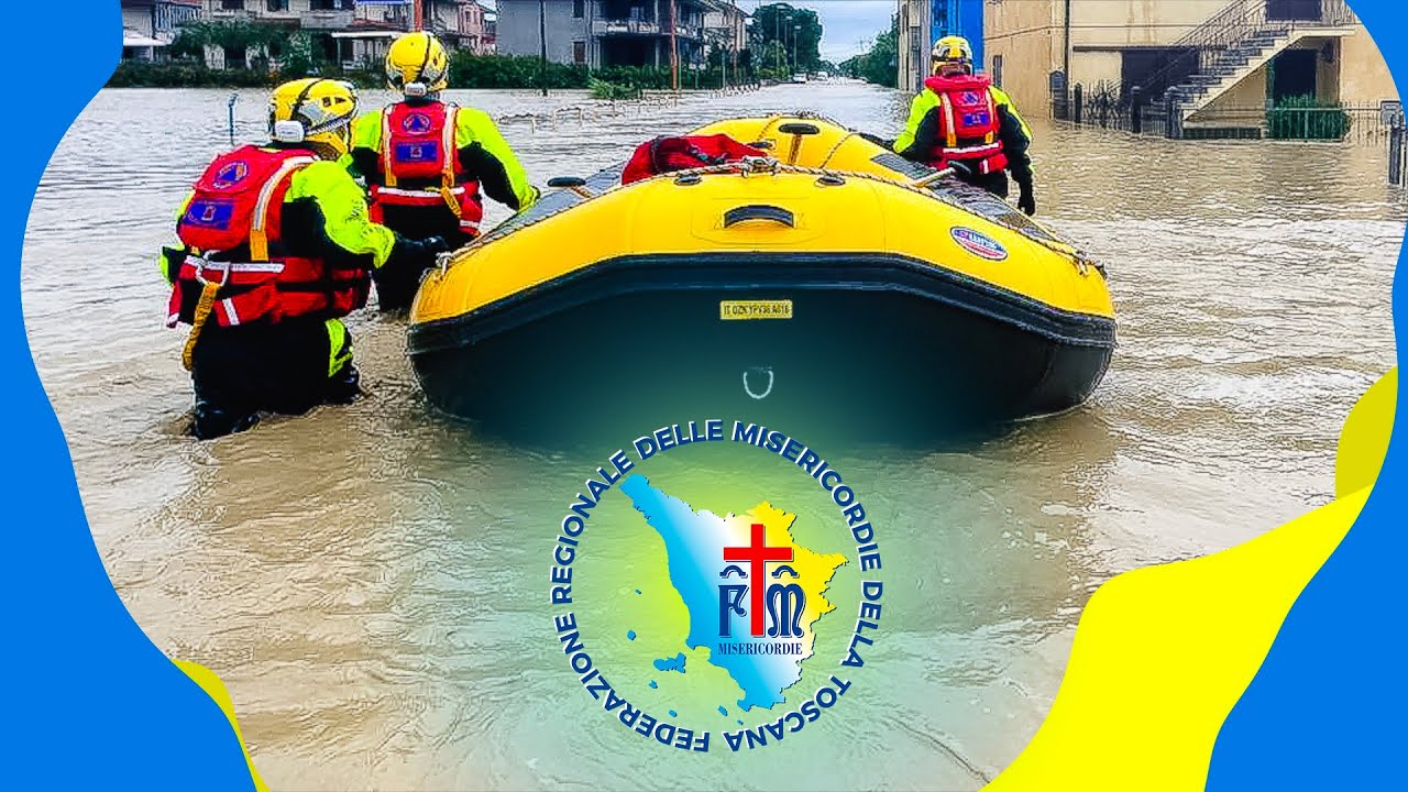 ⚠️ Emergenza alluvione Emilia Romagna: il soccorso alluvionale della Misericordia di Quarrata (PT)!