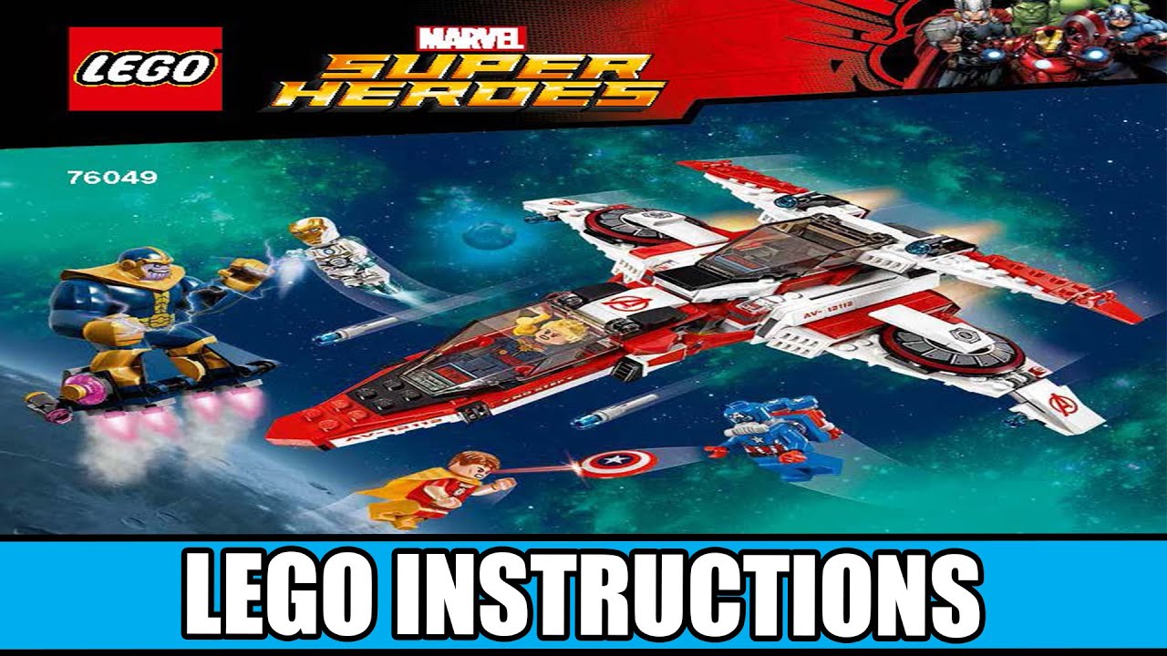 LEGO Instructions | Marvel | 76049 | Avenjet Space Mission