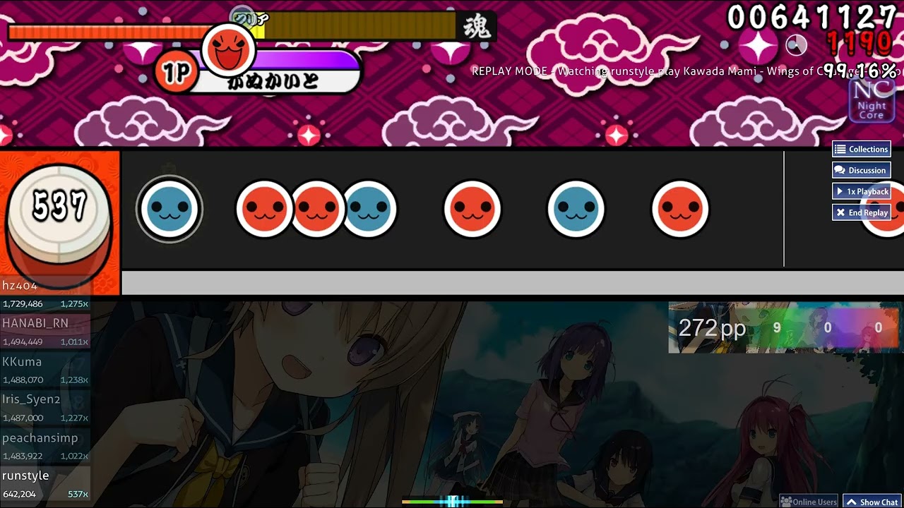 【osu!taiko】Sora o Koete Oni NC FC