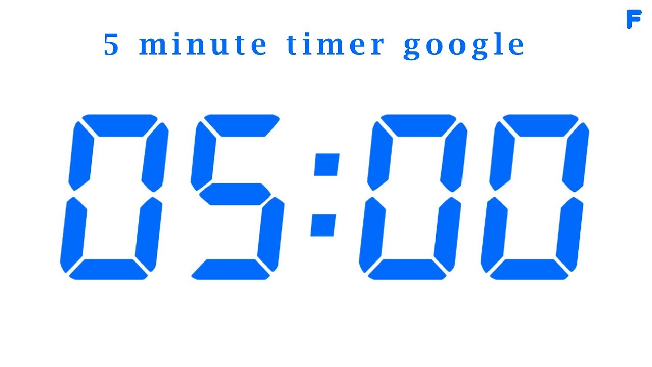 5 minute timer google