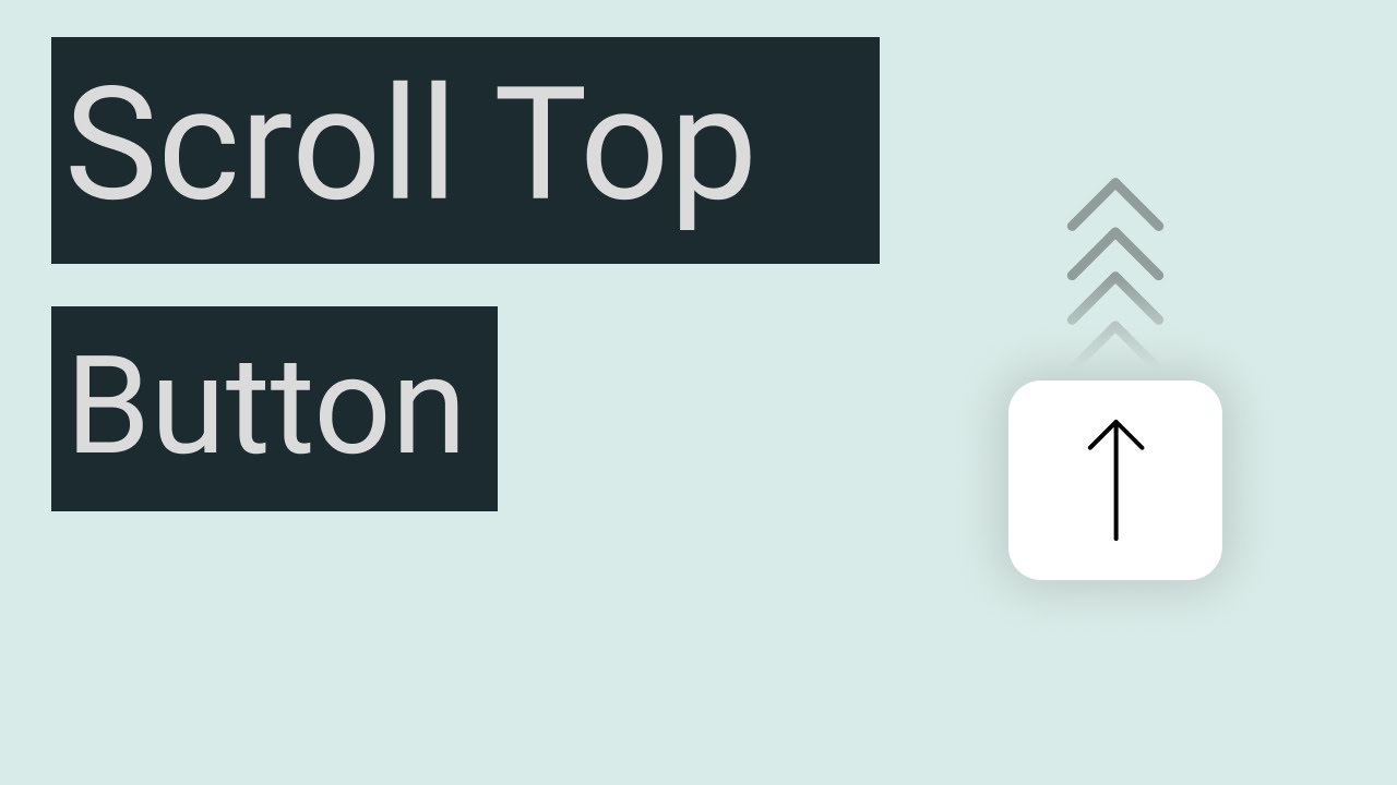 Scroll Top / Up Button