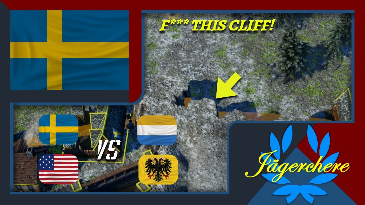 IS THIS BAD RNG?! | 2v2 Treaty with Sweden | AOE III: DE