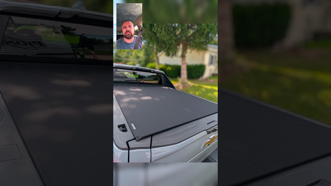 RealTruck Truxedo X15 on a Silverado EV #truck #ev #tonneaucover