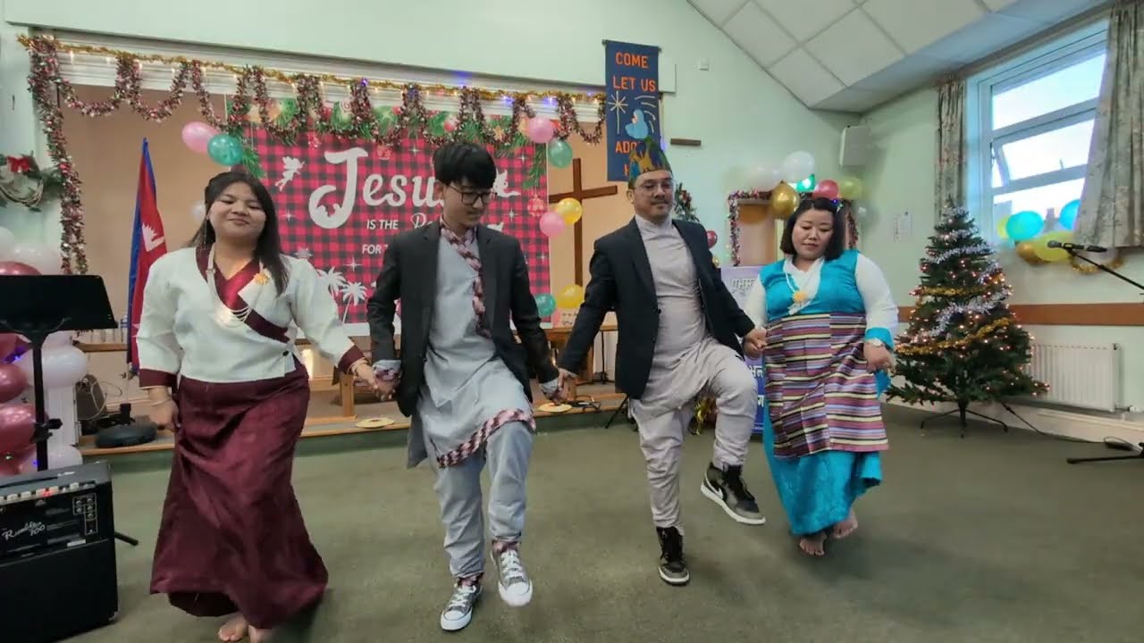 Christmas Dance (शिरशिर्रे यामको जाडोमा)  #nepal #christmas #dance #youtube #music #music #2025 #new