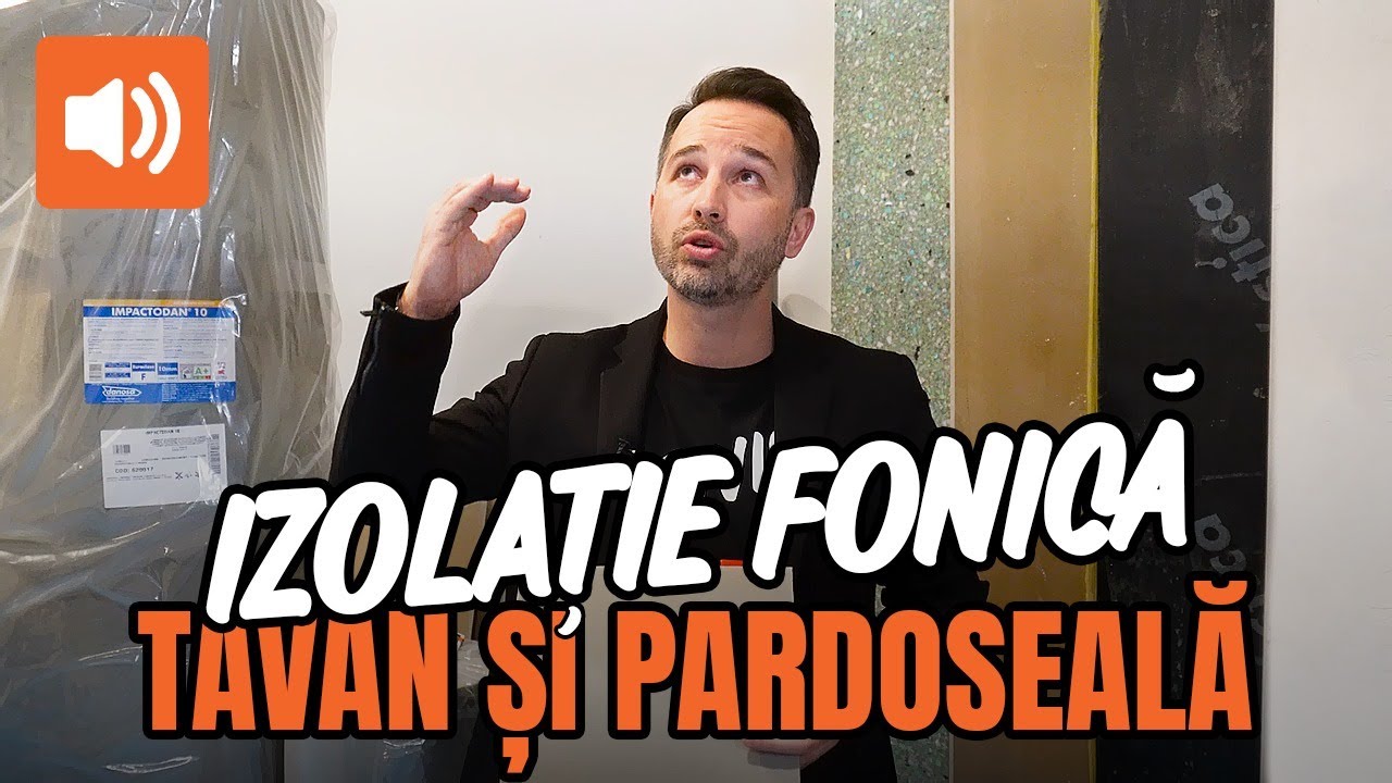 Izolatie fonica pentru pardoseala sau tavan, fie ca vorbim de casa sau apartament🔇
