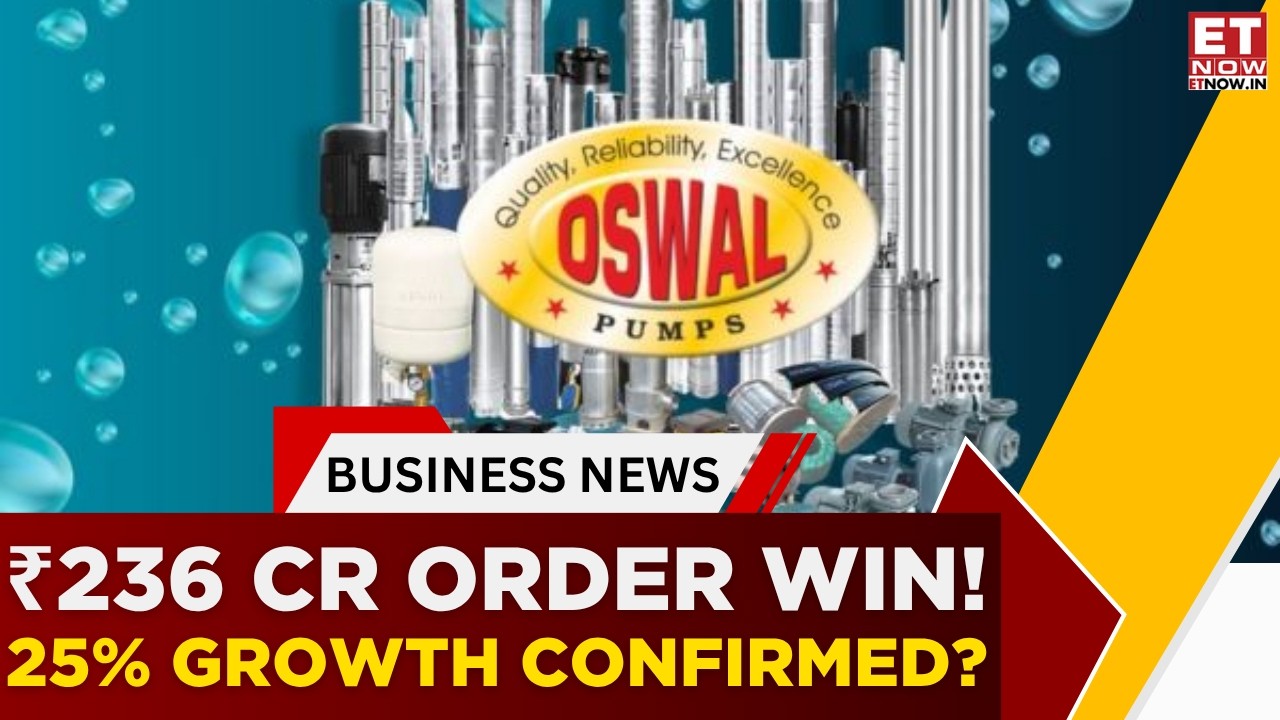 Oswal Pumps получила заказ на 236 крор рупий! Руководство уверено в росте на 25%, несмотря на рис...