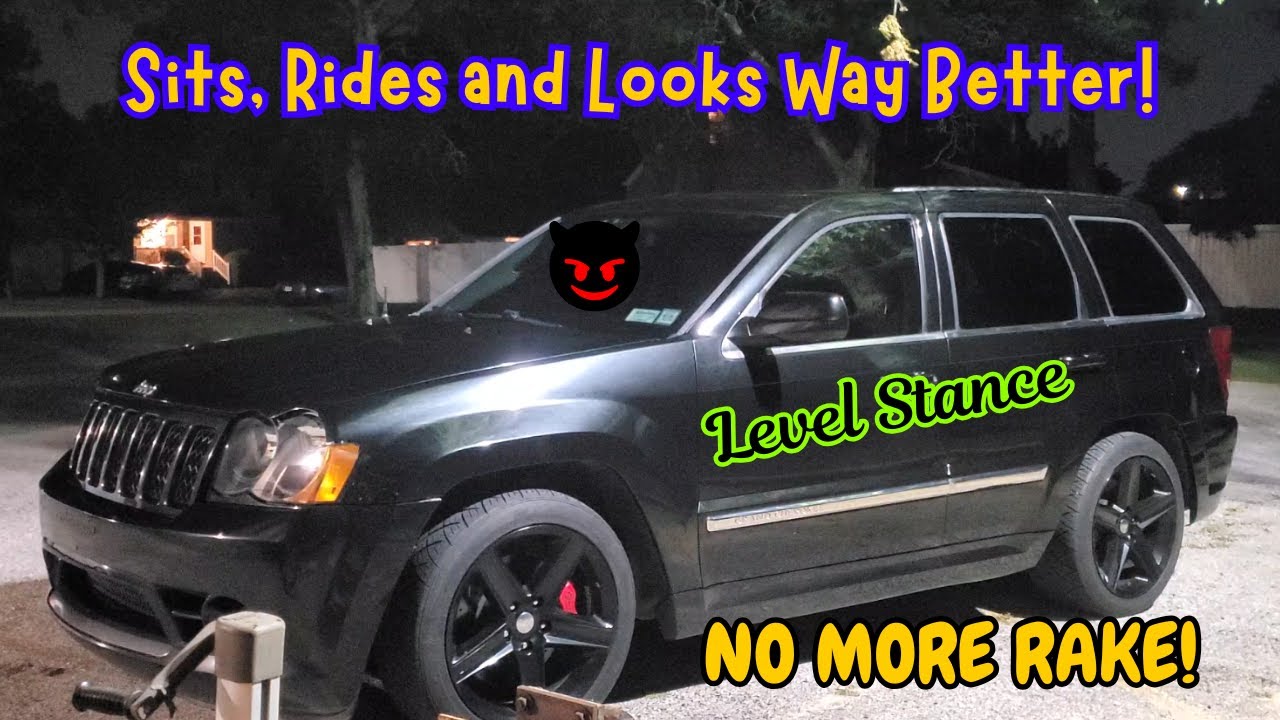 Finally LOWERED the JEEP SRT8 on Eibach Springs | Sexy Stance