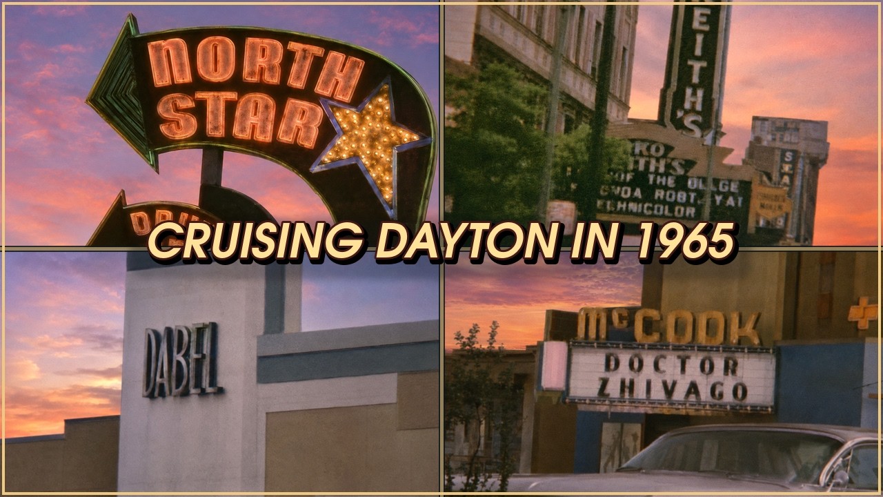 Dayton Ohio (1965) Cruising Dayton with an 8mm Camera