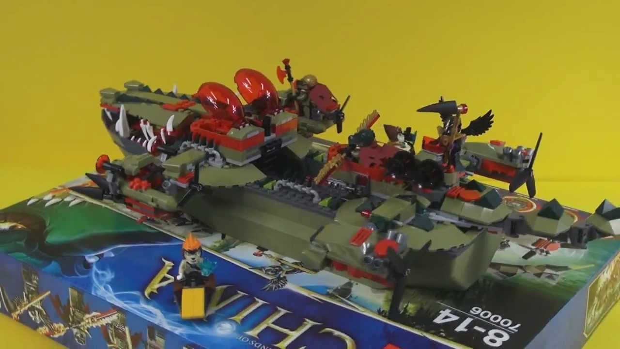 70006 - Cragger's Command Ship - Lego Legends of Chima - animation