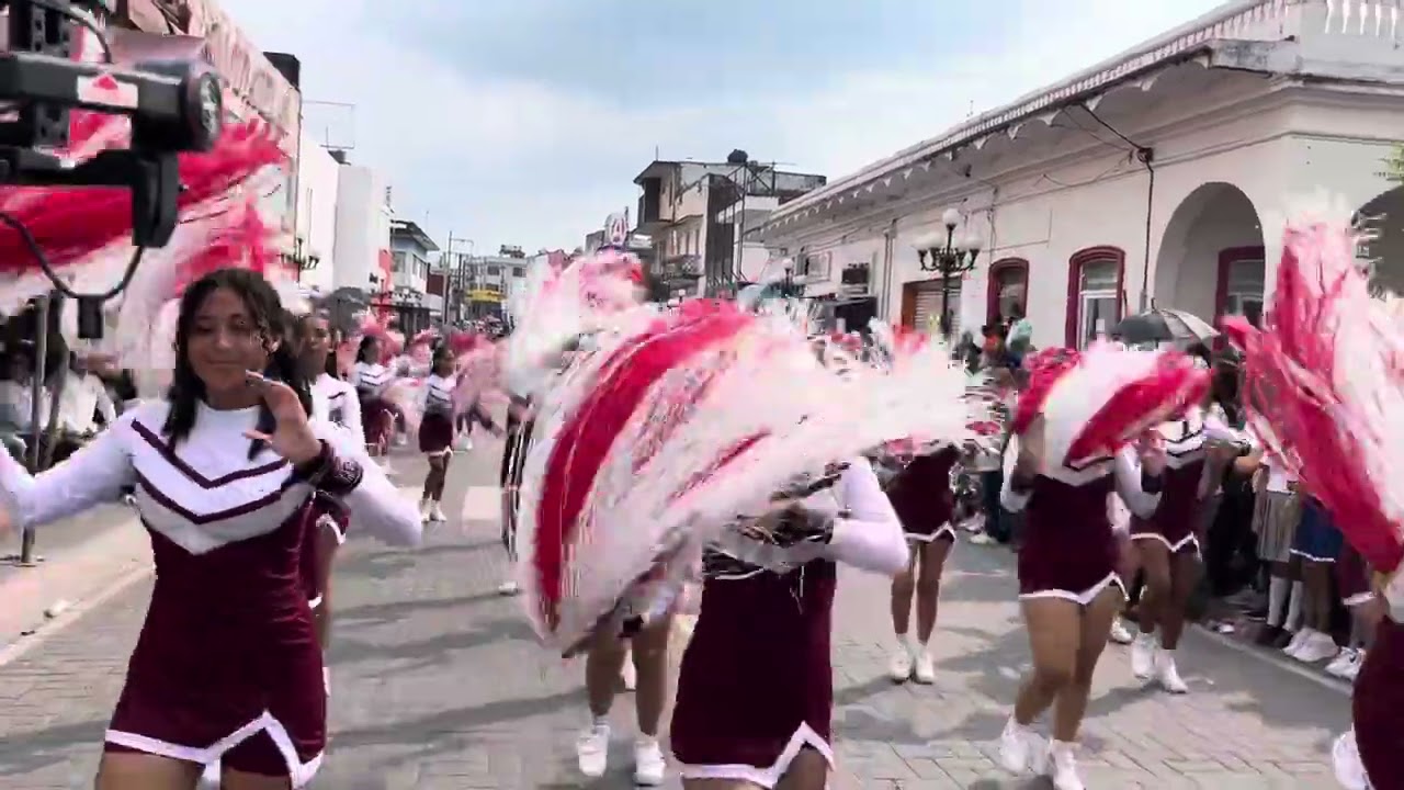 Porristas Técnica 15, 20 de Noviembre 2024,  no cuento con los derechos de autor