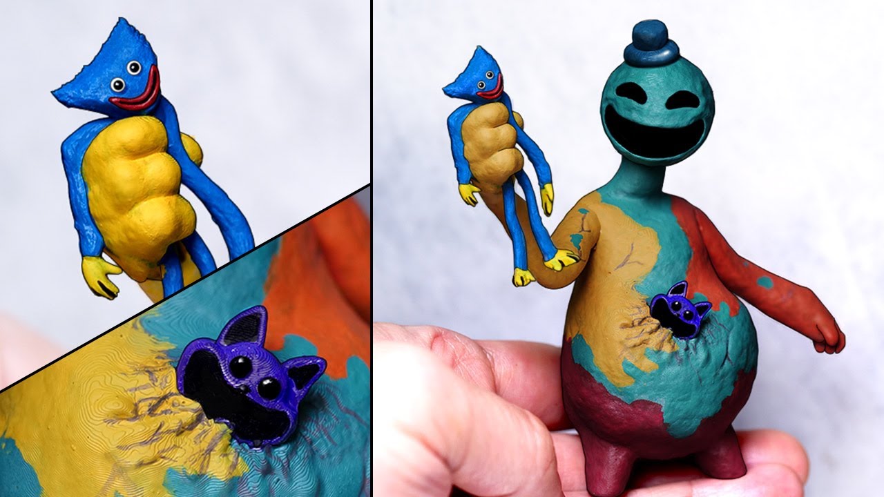 Making Poppy Playtime 4 - Doey the Doughman Sculptures Timelapse