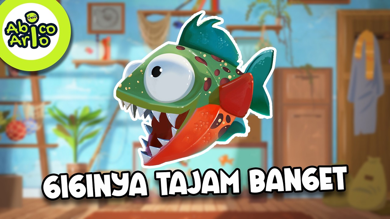 IKAN PIRANHA MENCOBA KABUR!!!