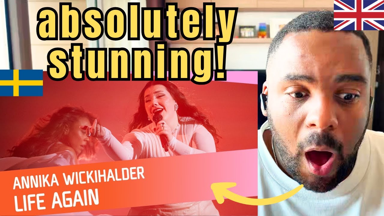 Brit Reacts to Melodifestivalen Annika Wickihalder - Life Again