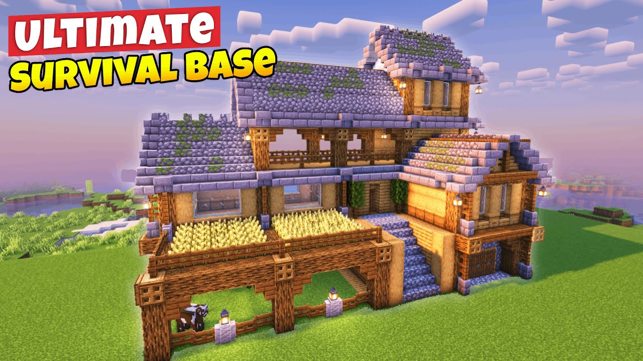 Minecraft Ultimate Survival House Tutorial⚒️