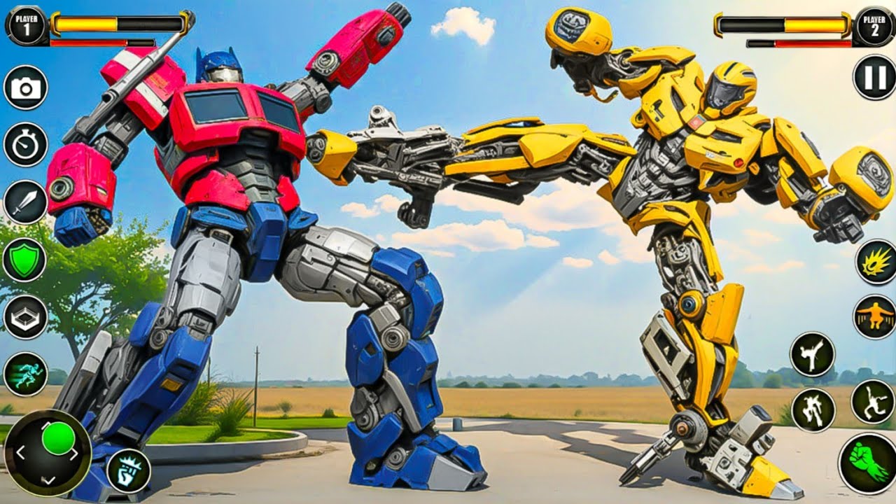 Bumblebee Optimus prime Flying Robot Jet Car Transformation Game 2026 New Update - Android Gameplay