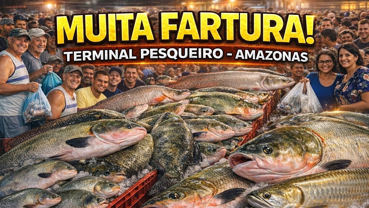 IMPRESSIONANTE A FARTURA DE PEIXES  - TERMINAL PESQUEIRO- Manaus-Amazonas #amazon #brasil #fishing