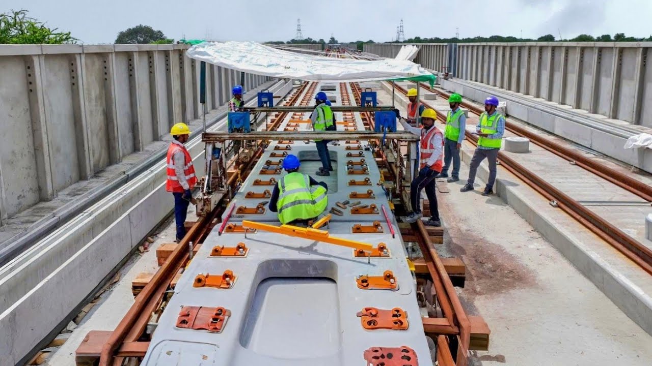 Bullet Train J-Track Slab Work Started In Surat | Surat To Bilimora Section #nhsrcl 