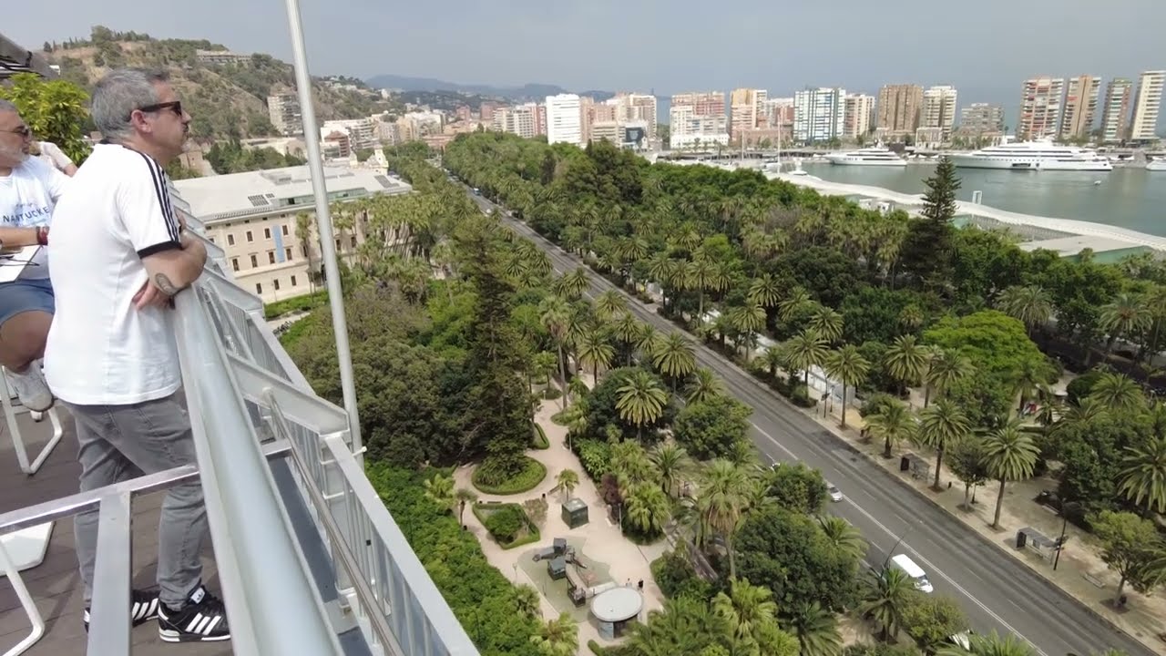Der beste Blick über Malaga.....