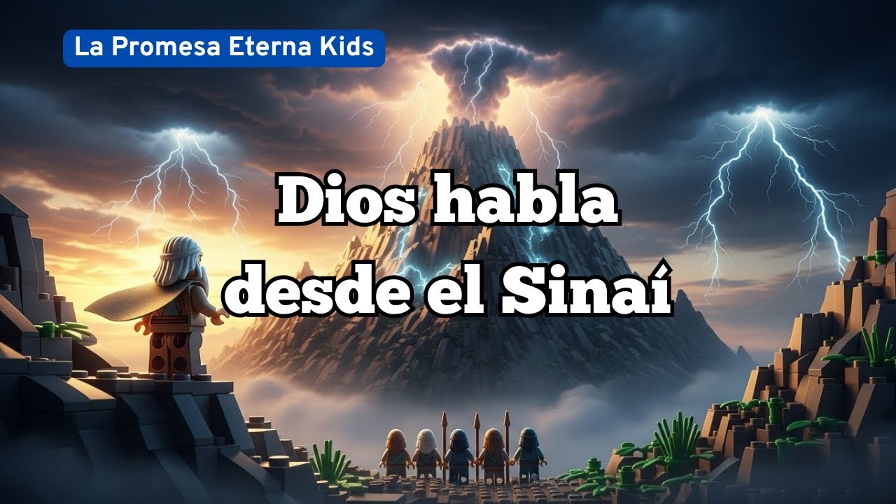 Dios Habla Desde el Sinaí | Los 10 Mandamientos para Niños LEGO | La Promesa Eterna Kids