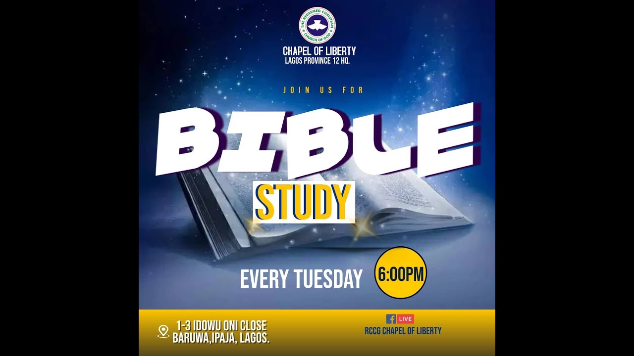 TUESDAY'S || BIBLE STUDY