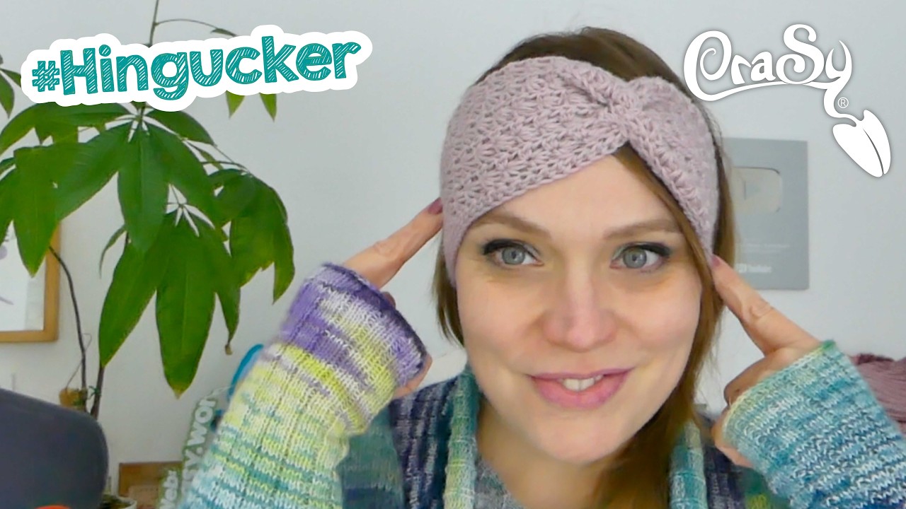 Star Stitch Headband with X-Twist ✨ Easy Crochet Tutorial | Modern & Cozy