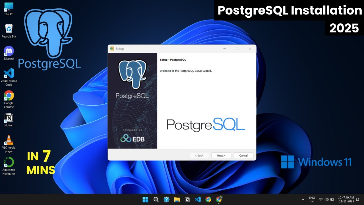 Скачать и установить PostgreSQL на Windows 10/11 | Полное руководство по PostgreSQL и pgAdmin 2026