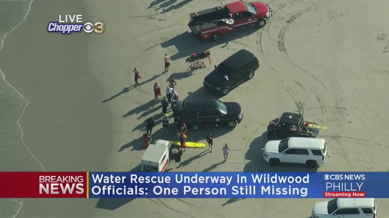 Water Rescue Underway In Wildwood