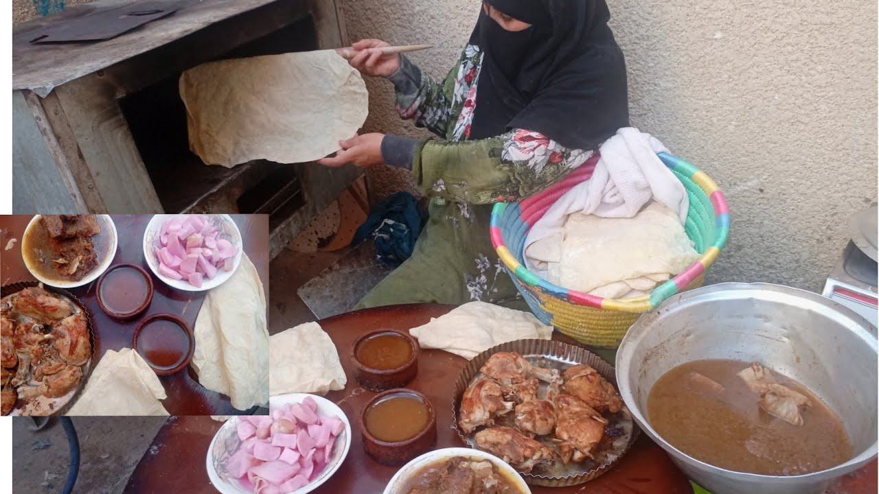#أجمل الاكلات الصعيدي الرقاق الطرى و المرق أو التقليه الصعيدى تقوي الشقيان وتسد جوع البردان