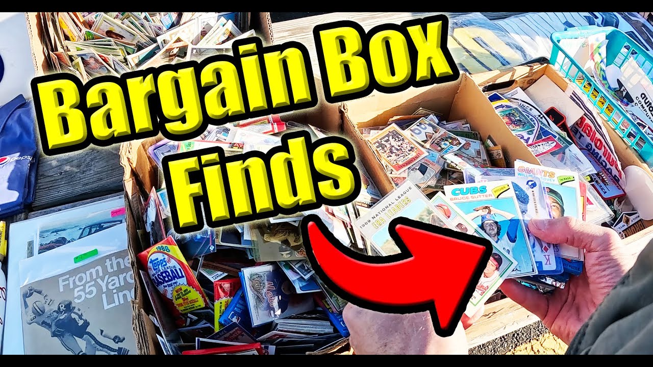 Bargain Box Hunting: Flea Market Sports Card & Memorabilia Finds