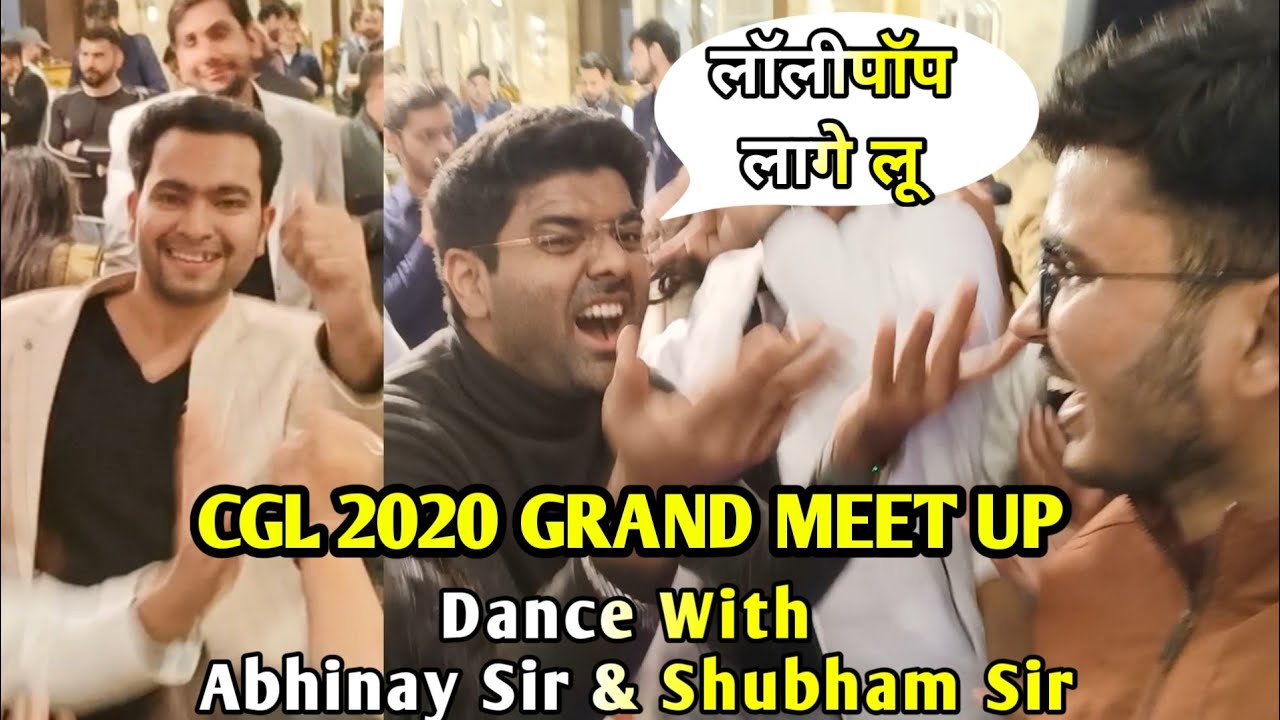 Dance With Abhinay Sir & Shubham Jain Sir | SSC CGL 2020 GRAND MEET UP 🔥🔥
