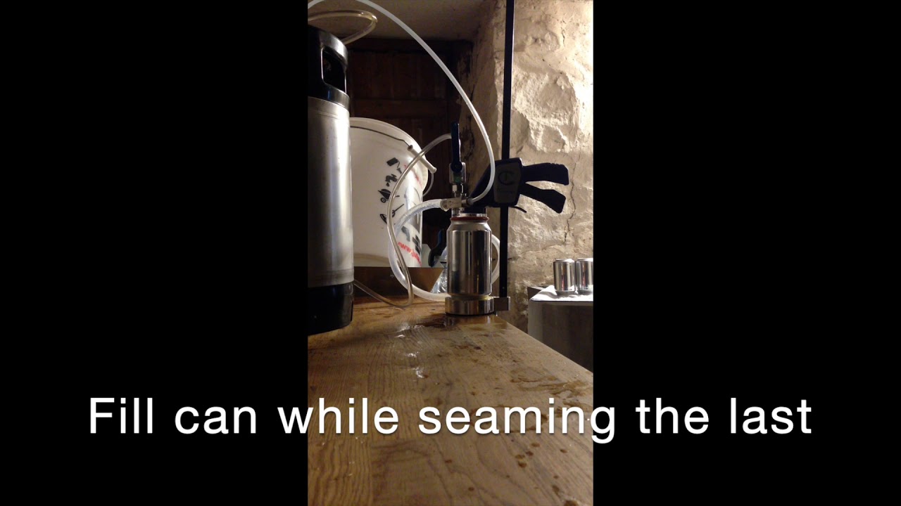 TapCooler Counter pressure can filler