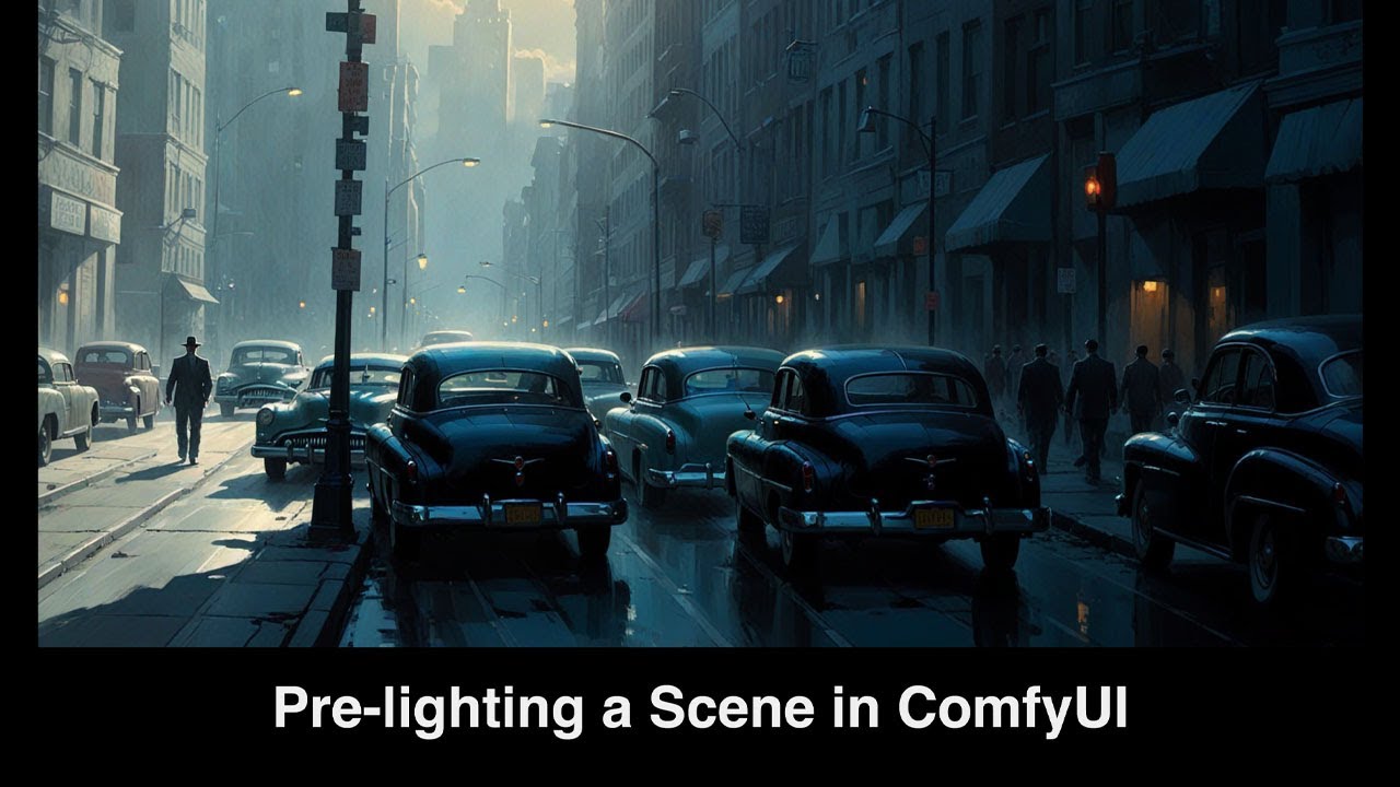 Pre-lighting a Scene in ComfyUI