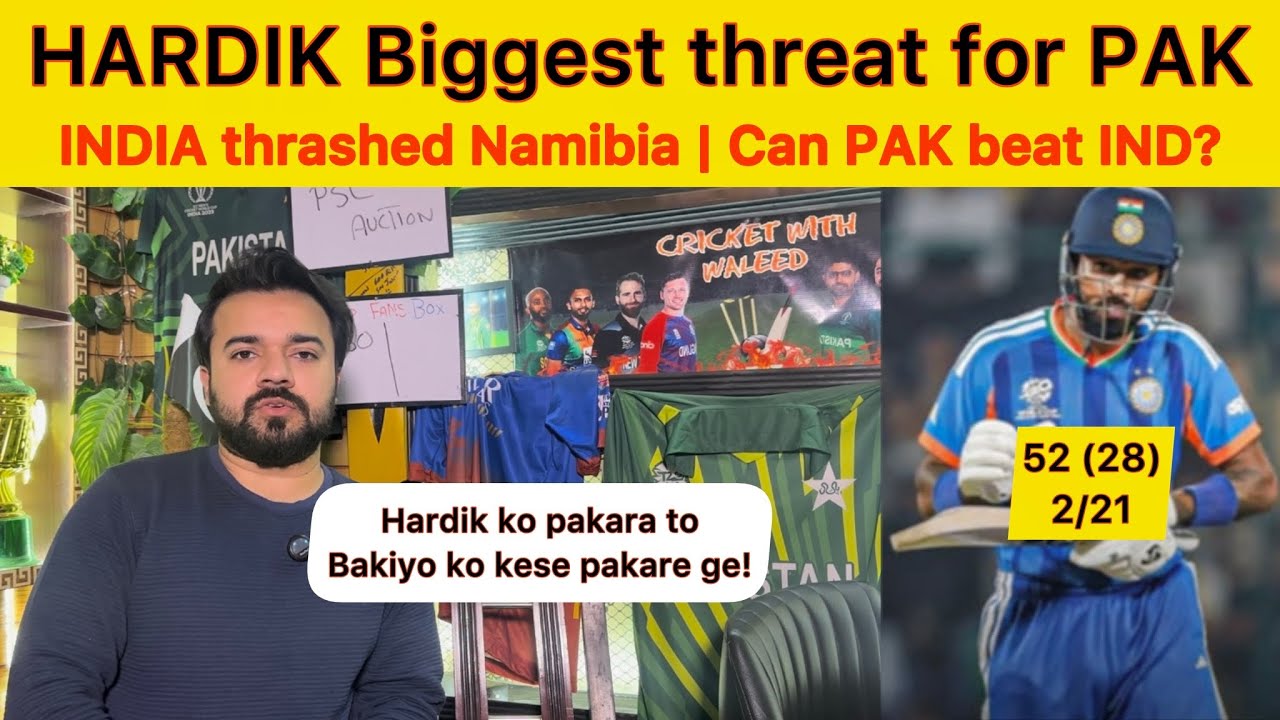 Hardik Pandya Biggest Threat for PAK team Rightnow | IND beat NAMIBIA match report | Ishan Kishan ♥️