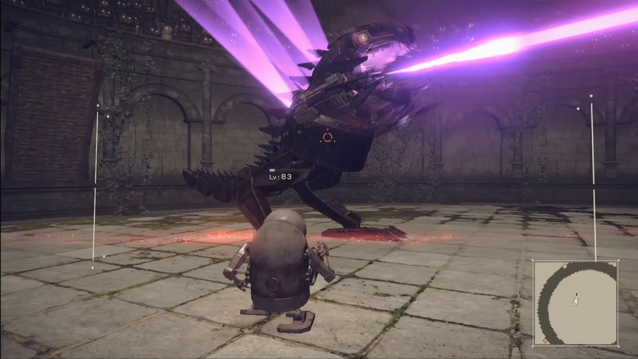 [Nier Automata] Underground Colosseum rank 6 last two phases (lvl 83) with cinematic