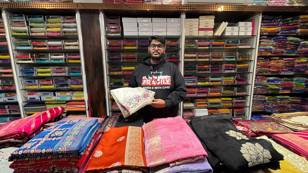 Exclusive Banarasi Saree Collections from Anand Deep Fashion Rajajinagar |Biggest Showroom Bangalore