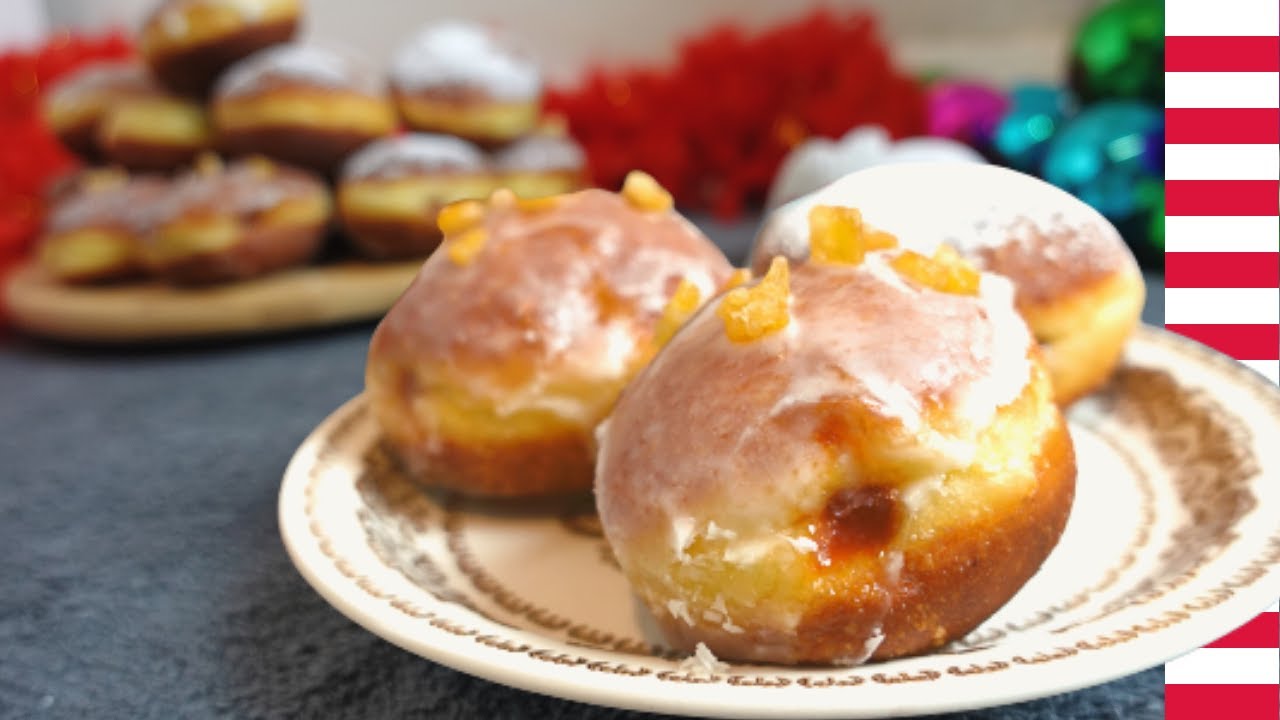 Pączki: Лучшие пончики в мире. Польские пачки. Пончики с начинкой. Рецепт для карнавала