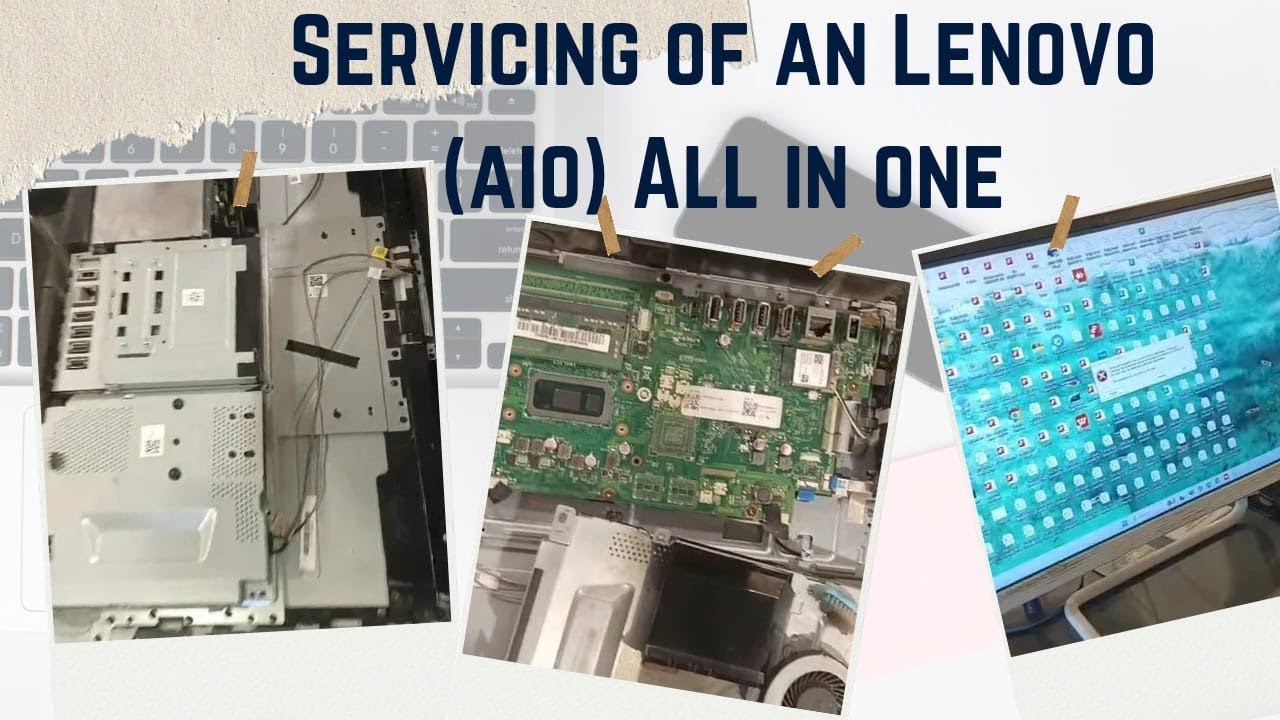 Regular servicing of an Lenovo (AIO) all in one pc
