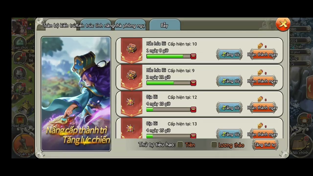 Seri Giao diện chính game - Tiêu Ngân phiếu sao cho hợp lý! #đạichiếntamquốc 