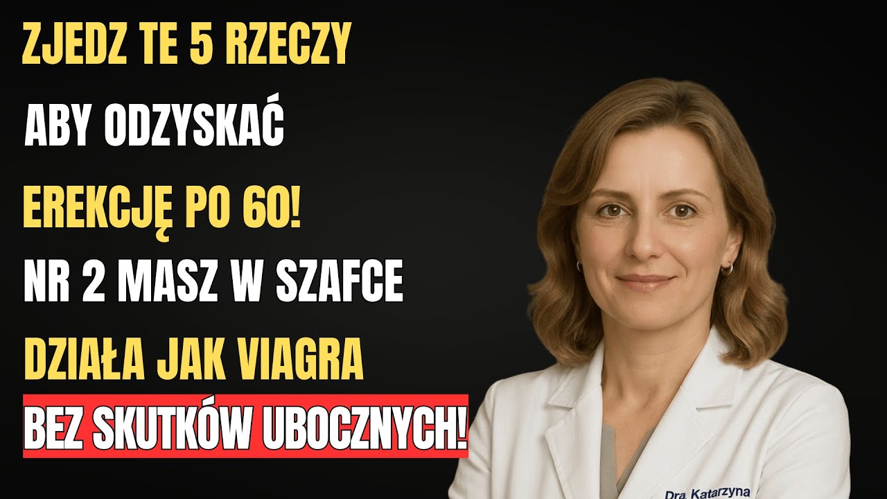 5 Produktów z Kuchni, Które Działają Jak "NATURALNA VIAGRA" po 60 (Nr 2 Masz w Szafce)