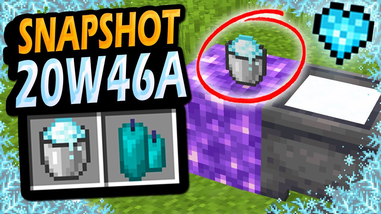 ✅ 1.17 Snapshot 20W46A ❄️CONGELACI&Oacute;N, NIEVE MOVEDIZA, ATAJOS Y M&Aacute;S 👉Resumen👈