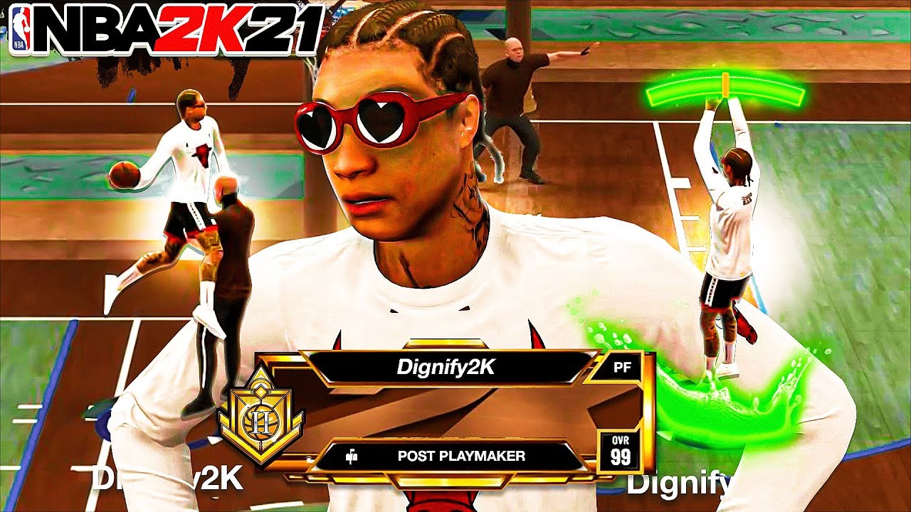 This POST PLAYMAKER BUILD is OVERPOWERED on NBA 2K21