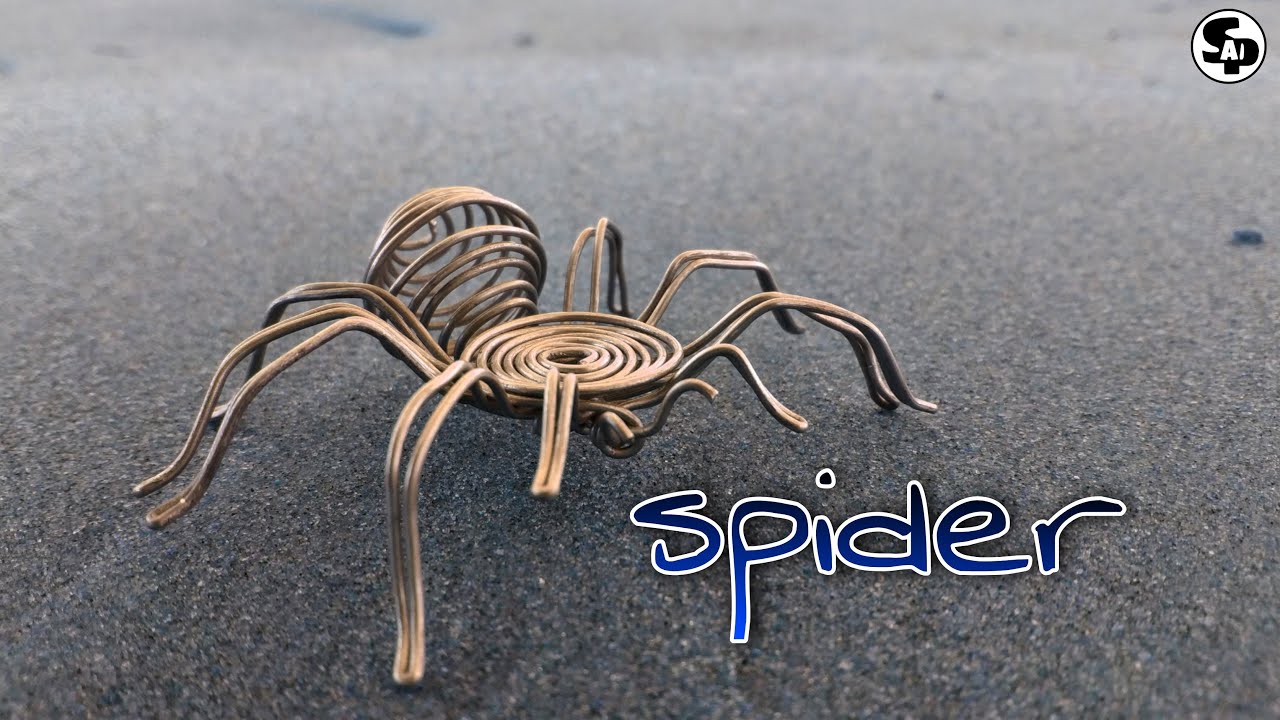 How to make TARANTULA spider🕷️ with wire @sandeep😎