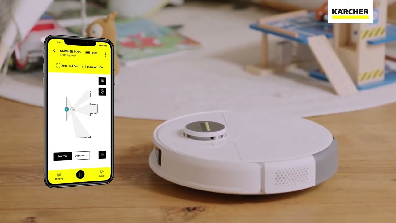 How to use the RCV 5 Robot Vacuum Cleaner & Mop | Kärcher Australia